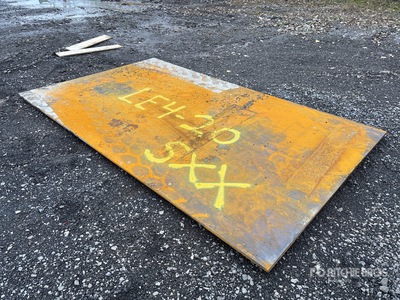 Quantity of (2) 2025 AGT 6 ft x 10 ft x 0.75 in Stahlplatten (Unused)