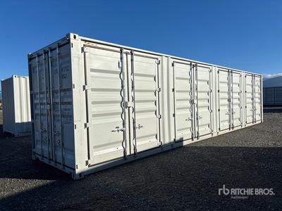 2025 40 ft High Cube Multi-Door Storage Container