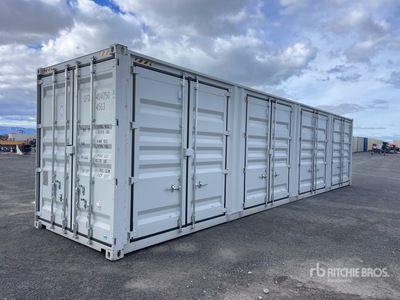 2025 40 ft High Cube Multi-Door Storage Container
