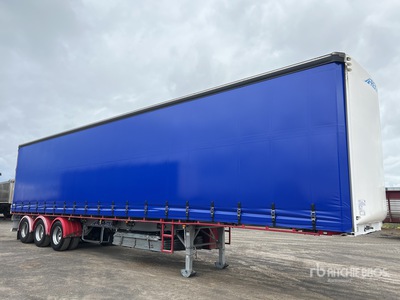 2014 MaxiTrans 13.3 m Tri/A مقطورة جانبية بستائر
