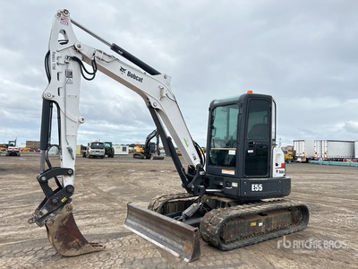 2018 Bobcat E55 Mini pelle hydraulique
