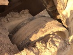 Undercarriage with Left Rear Idler