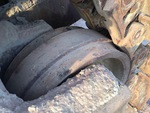 Undercarriage with Left Rear Idler