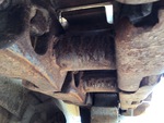 Undercarriage with Left Track Bushings