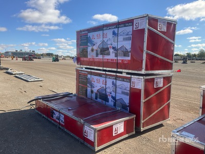 Quantity of (3) Boxes of 2025 HIlls Industrial 504026 50 Ft x 40 Ft x 26 Ft Magazzino (Unused)