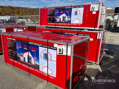 2025 HIlls Industrial 804024 80 Ft x 40 Ft x 24 Ft Opslag Gebouw (Unused)