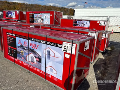2025 HIlls Industrial 805026 80 Ft x 50 Ft x 26 Ft Storage Building (Unused)