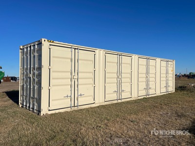 2025 40 ft High Cube Multi-Door Storage Container