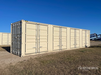 2025 40 ft High Cube Multi-Door Storage Container