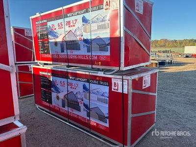 2025 HIlls Industrial 504026 50 ft x 40 ft x 26 ft مأوى الحاوية (Unused)