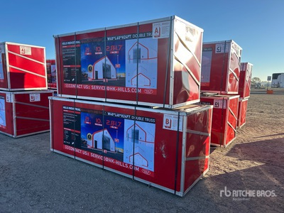 2025 HIlls Industrial 604024 40 ft x 60 ft x 24 ft Storage Building (Unused)