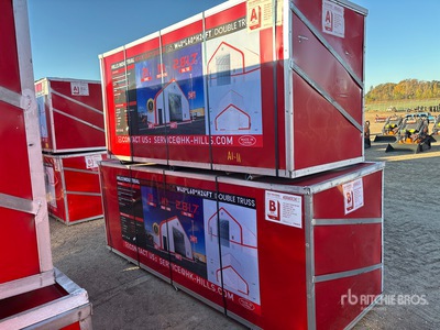 2025 HIlls Industrial 604024 40 ft x 60 ft x 24 ft Storage Building (Unused)