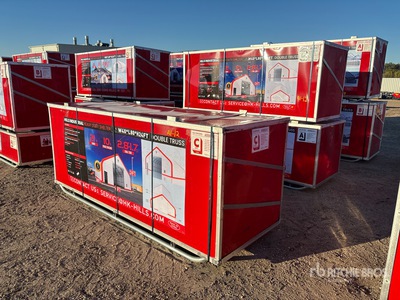 2025 HIlls Industrial 804024 40 ft x 80 ft x 24 ft Bâtiment d'entreposage (Unused)