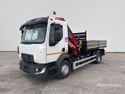 2022 Fassi F90B 1.22E DYNAMIC 3450 kg on 2024 Renault D210 4x2 Dump Truck with Crane