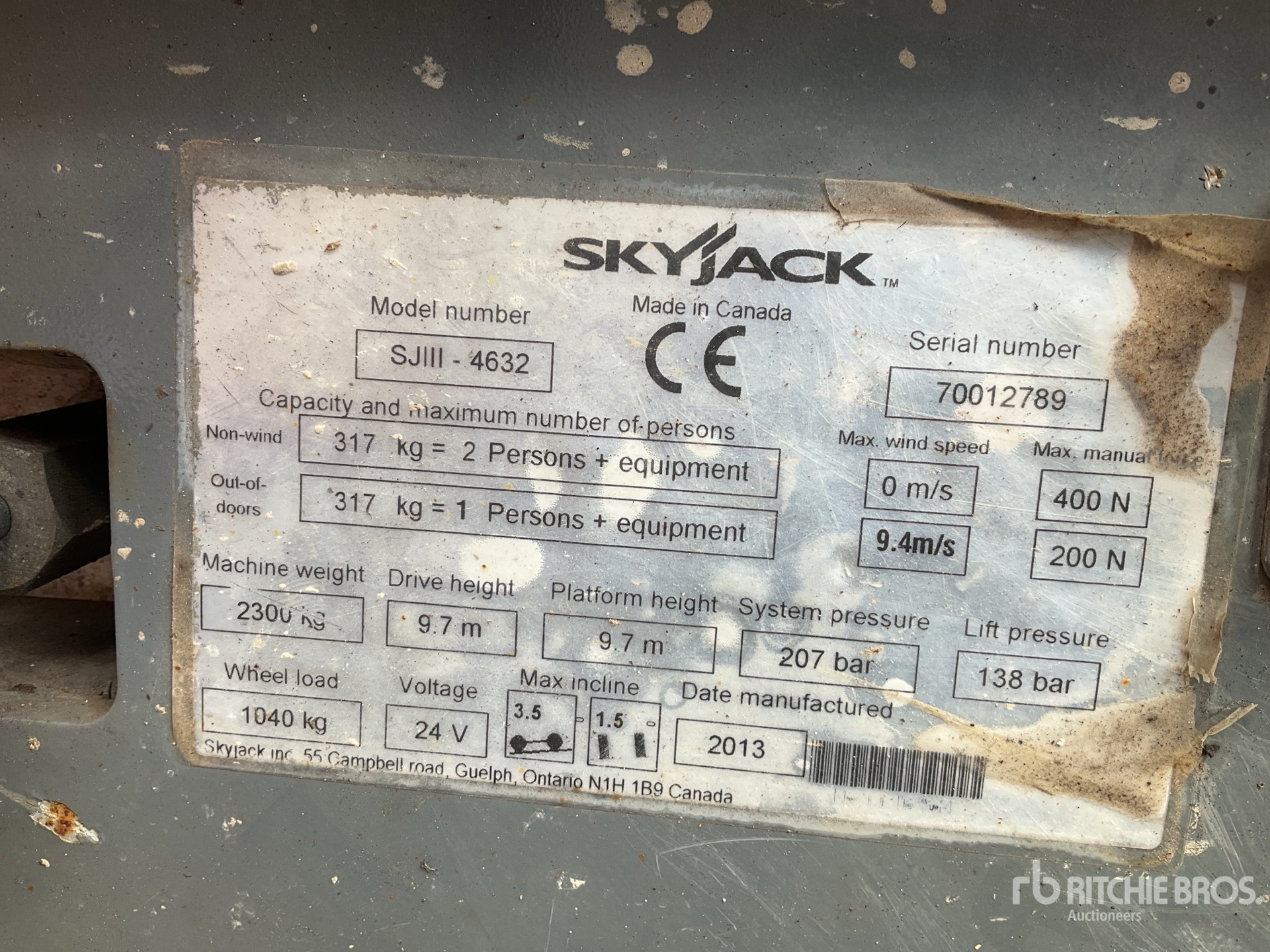 Skyjack SJ4632 Scissor Lift