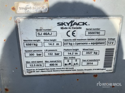 Skyjack SJ46AJ Plataformas Elevadoras Articuladas