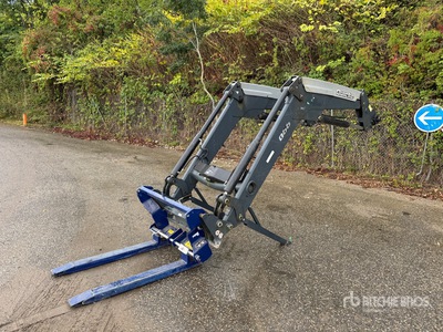 2013 ALO Q66 With 2019 Desvoys Forks Chargeur Frontal Avec Fourches A Palettes