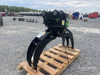 2025 Hydraram HMPG-460R Log Grapple - Fits 6-10 Ton Excavator (Unused)