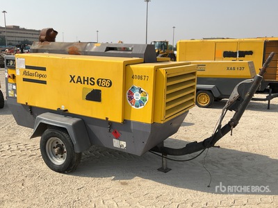 2017 Atlas Copco XAHS186 Mobile Air Compressor