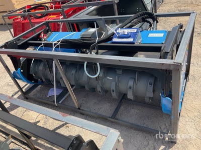 2025 Raytree RMDM72S 72 in Drum Skid Steer Mulcher (Unused)