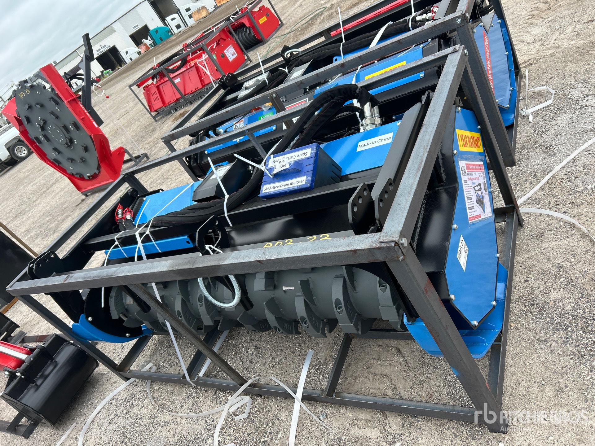 2025 Raytree RMDM72S 72 in Skid Steer Mulcher (Unused)