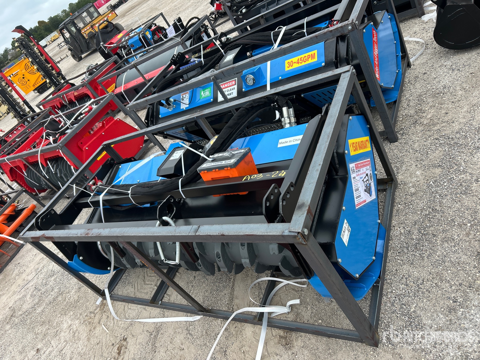 2025 Raytree RMDM72SA 72 in Skid Steer Mulcher (Unused)