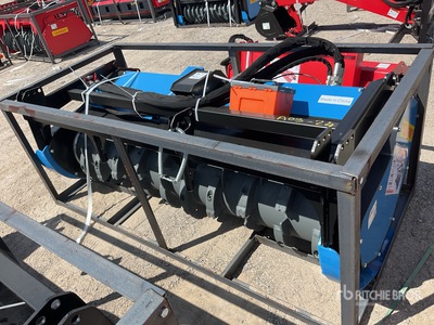 2025 Raytree RMDM72SA 72 in Drum Skid Steer Mulcher (Unused)