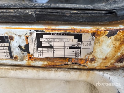 2001 Renault Midlum 4x2 Crew Cab Camion Porte Materiel شاحنة مسطحة