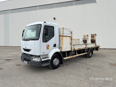 2000 Renault Midlum 4x2 Camion Porte Materiel Camión Caja Abierta