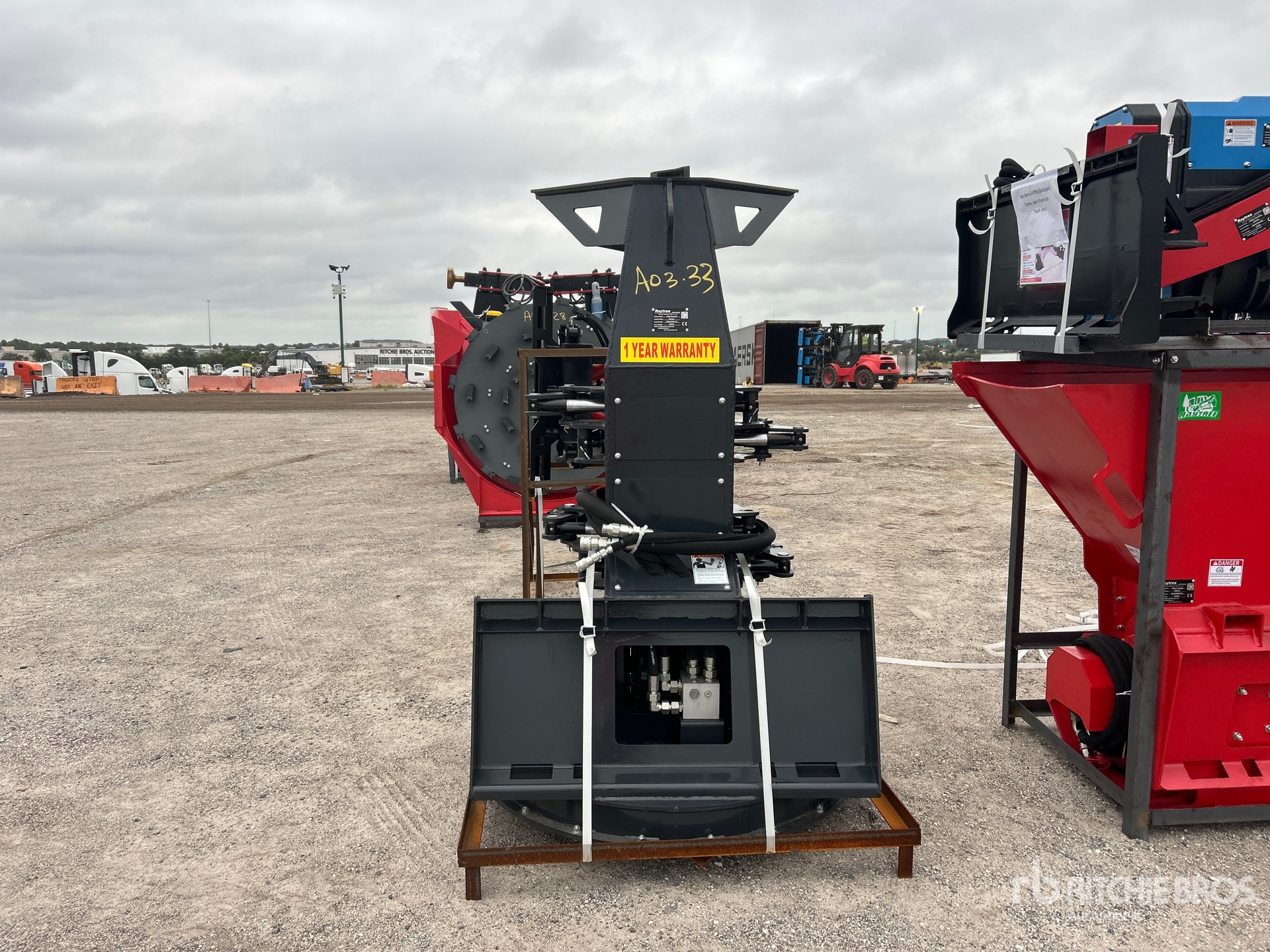 2025 Raytree RMFB43 Skid Steer Feller Buncher (Unused)