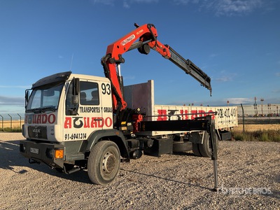 2000 Palfinger PK21000 6100 kg Knuckle Boom on 2000 MAN 18.224LC 4x2 Camion plataforma con grua