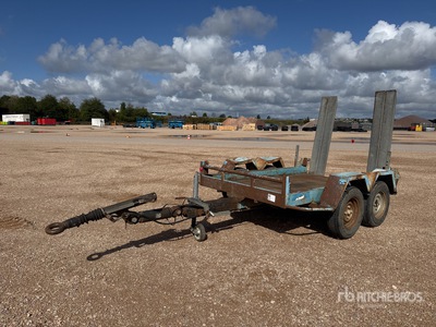 2000 Moiroud TR2400A T/A Remorque Plateau Remolque Portamaquinaria