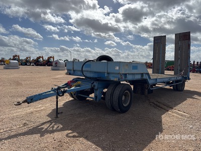 1985 LOUAULT Original 14.53 t T/A Remorque Porte Engin Tieflader
