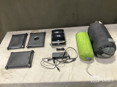 (41) Cases, (2) Mattress Pads, (4) Label Printers & Assorted Items