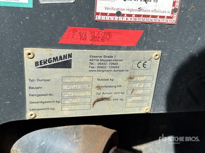 2013 Bergman 2090R 9 t 4x4 Swivel Motobasculeur 9T Dumper