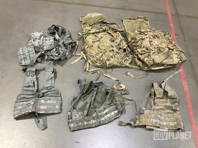 (6) Field Packs, (22) Fighting Load Carriers & Assorted Items