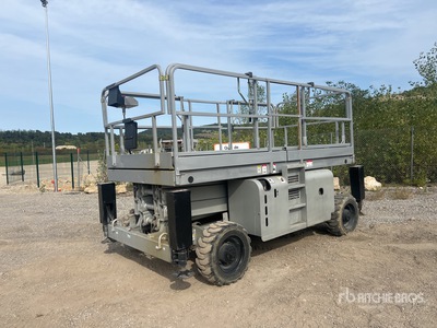 2009 Haulotte H12SX 4x4 Diesel Nacelle Ciseau Scissor Lift