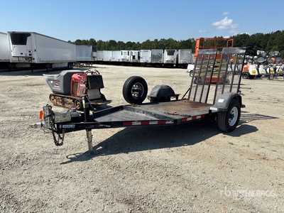 2019 MMDI 8 ft S/A Equipment Trailer