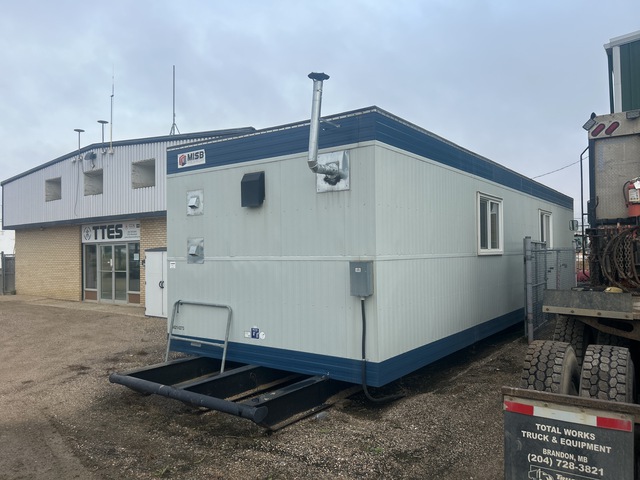 2021 Morden Industrial Structures Brandon 39 ft x 12 ft Skid-Mounted Asphalt Lab Trailer