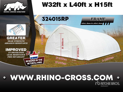 Rhino-Cross 324015RP Storage Building (Unused)