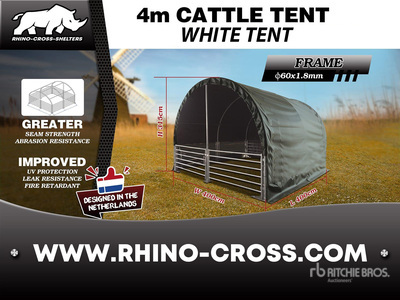 Rhino-Cross 4M Cattle Tent Edificio de almacenaje (Unused)