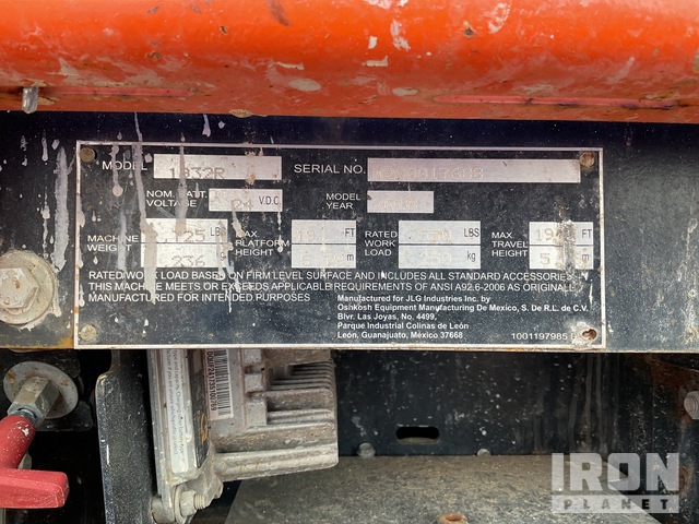 ELEVADOR TIJERA 2018 JLG 1932R