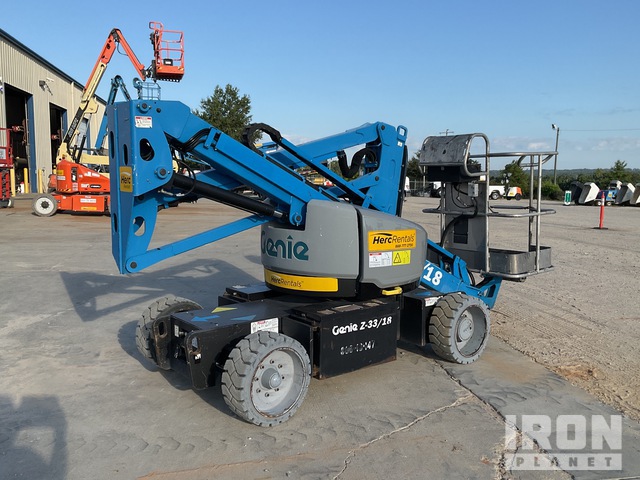 ELEVADOR ARTICULADO 2016 GENIE Z3318