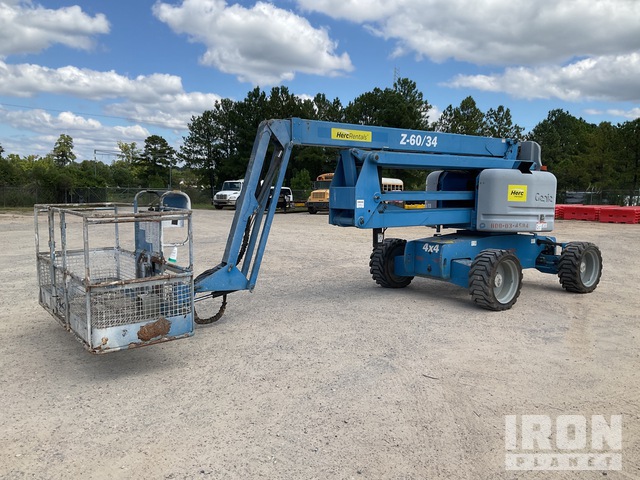 ELEVADOR ARTICULADO 2014 GENIE 4WD Z6034