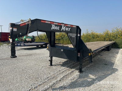 2025 Trailmax SD27-40 40 ft T/A Gooseneck Apparatuur aanhangwagen
