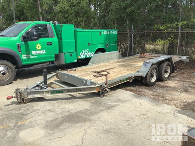 2019 Felling FT-10IT-I-G 18 ft T/A Rimorchio con piano basculante