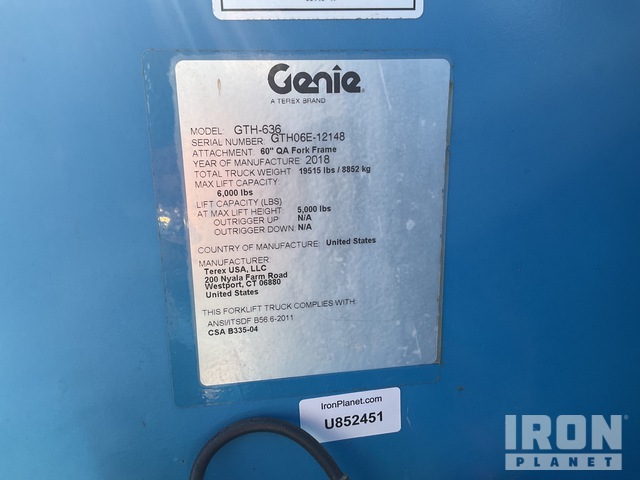 MANIPULADOR 2018 GENIE