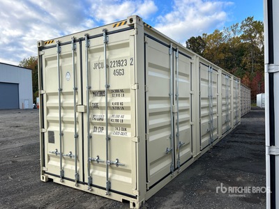 2025 40 ft High Cube Multi-Door Storage Container