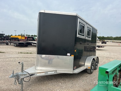 2023 Alcom 12 ft T/A Horse Trailer