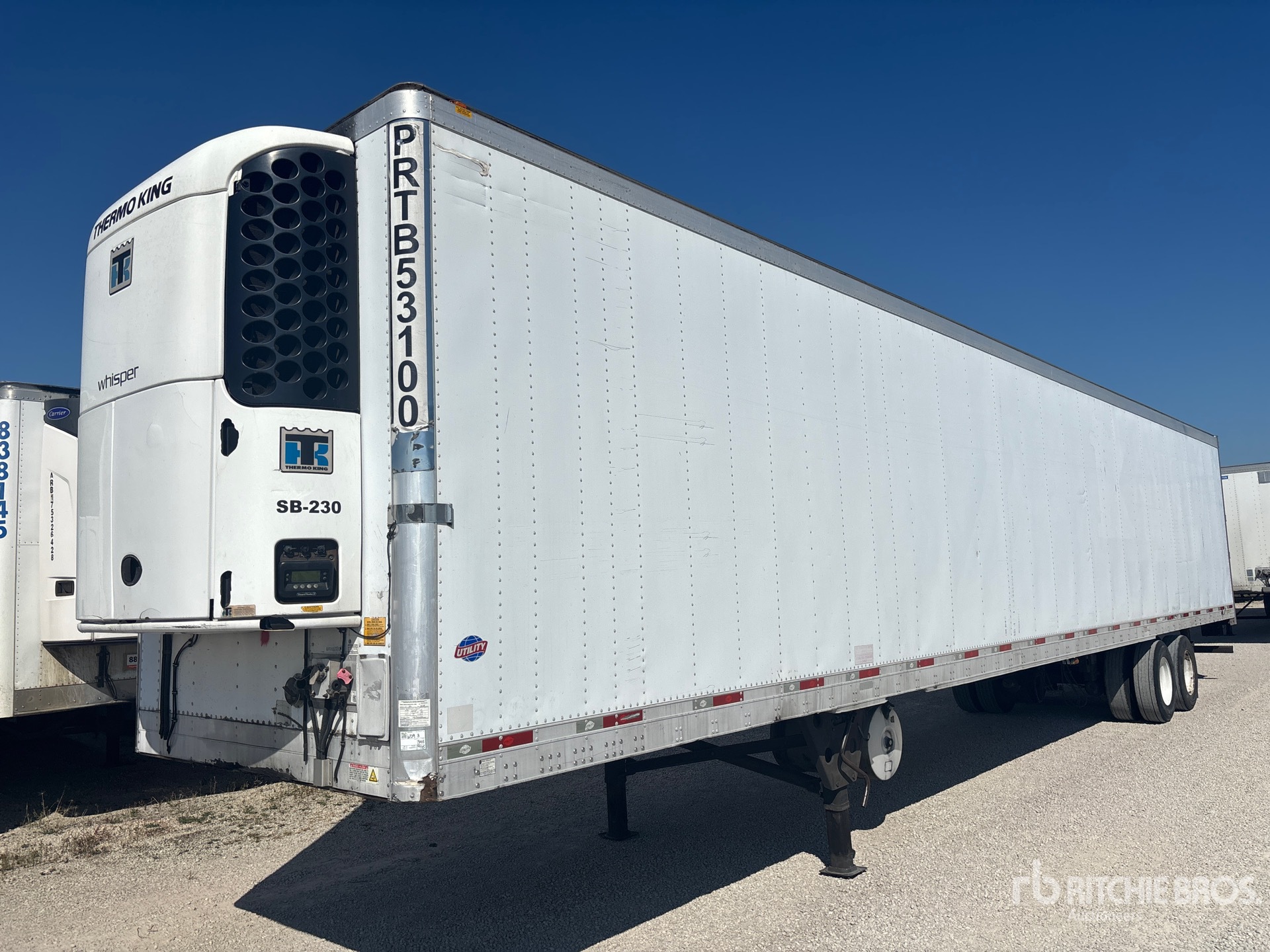 2012 Utility 53 ft x 102 in T/A Refrigerated Trailer